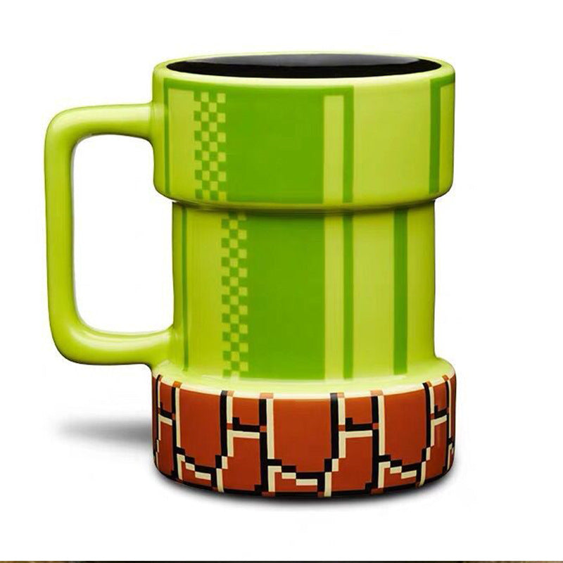Pixel Cartoon Sewer Mark Coffee Cup