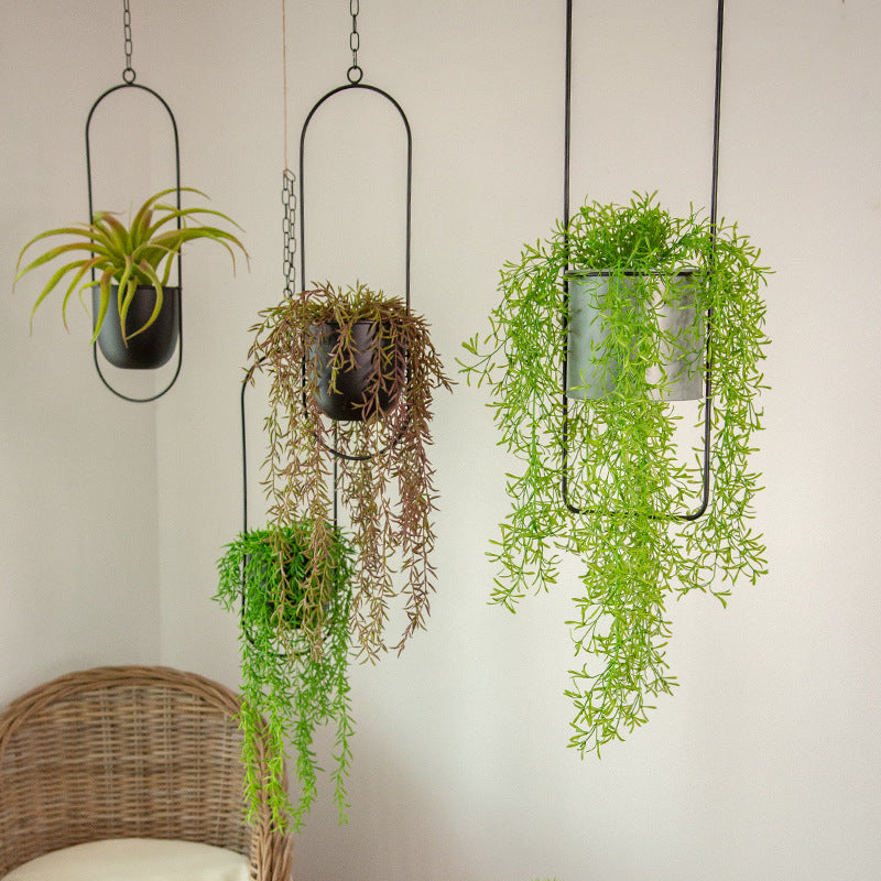 Creative hanging iron pot