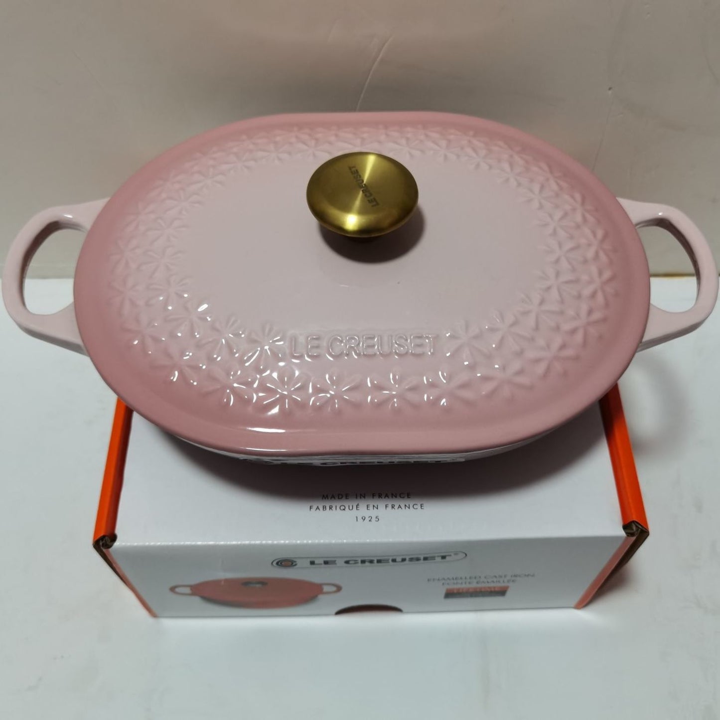 Oval Cast Iron Pot Enamel Pot Track Pot Gardenia