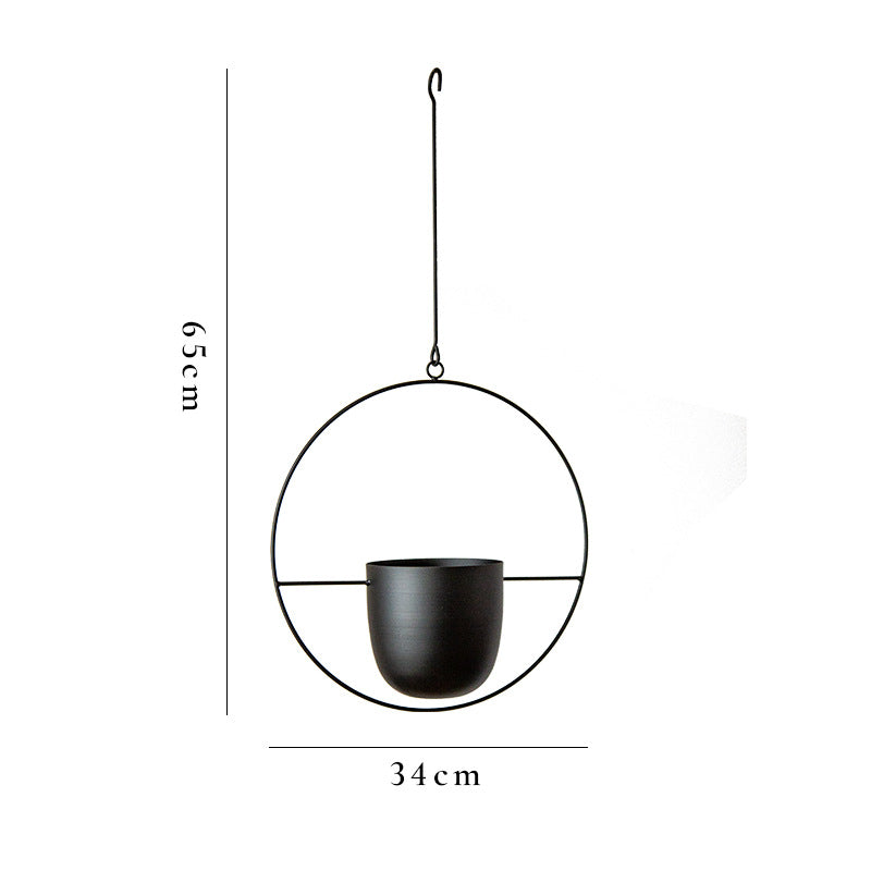 Creative hanging iron pot