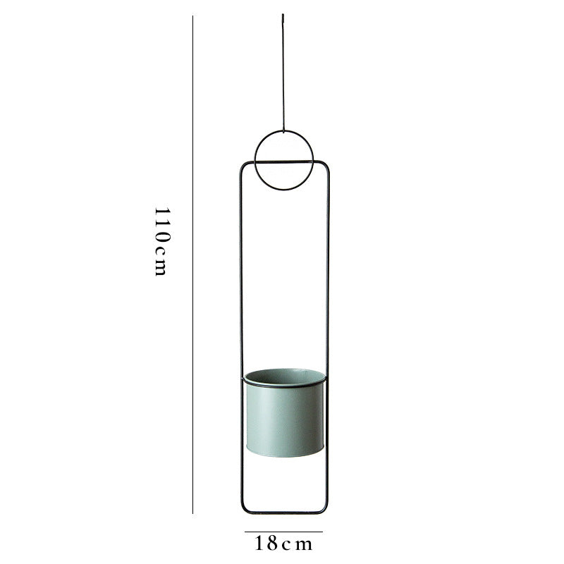 Creative hanging iron pot