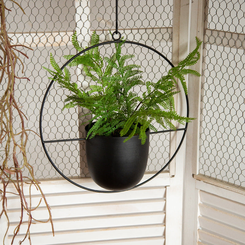 Creative hanging iron pot