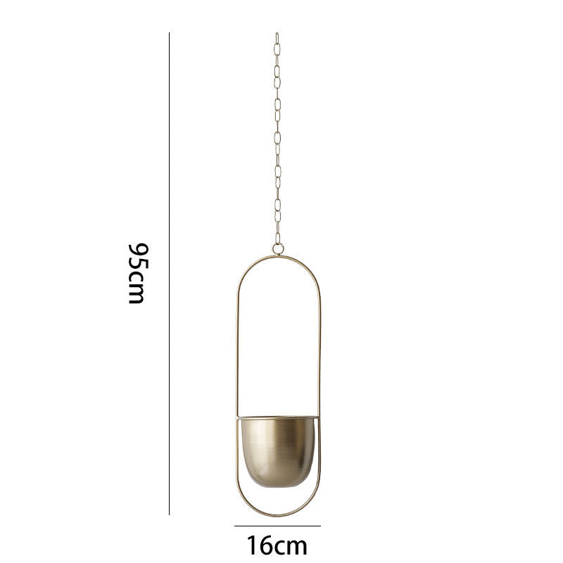 Creative hanging iron pot